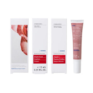 Korres Bright-Eyed Cushion Cream 15ml Συσκευασία – Λάμψη και αντιμετώπιση μαύρων κύκλων